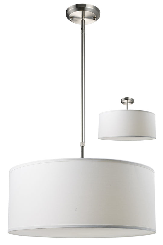 Z-Lite - 171-20W-C - Three Light Pendant - Albion - Brushed Nickel