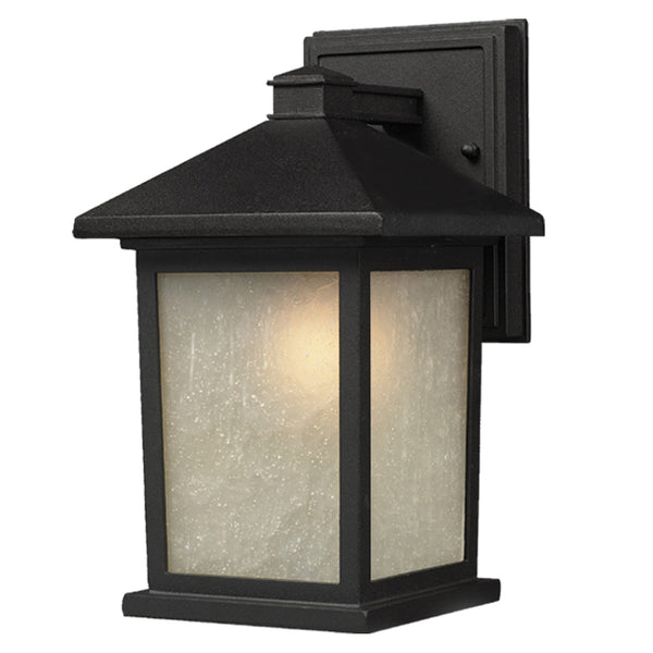 Z-Lite - 507B-BK - One Light Outdoor Wall Mount - Holbrook - Black