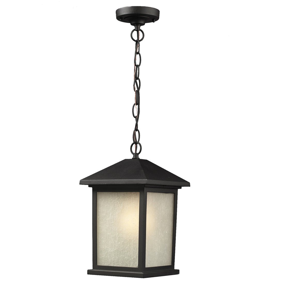 Z-Lite - 507CHM-BK - One Light Outdoor Chain Mount - Holbrook - Black