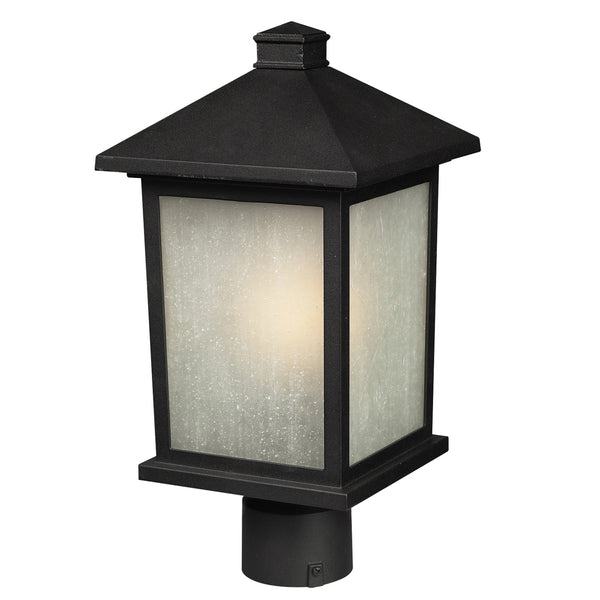 Z-Lite - 507PHB-BK - One Light Outdoor Post Mount - Holbrook - Black