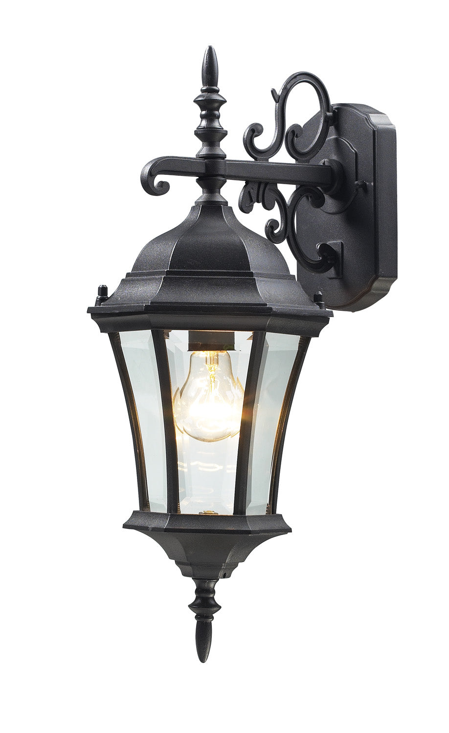 Z-Lite - 522S-BK - One Light Outdoor Wall Mount - Wakefield - Black