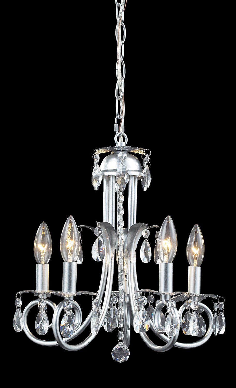 Z-Lite - 852S - Five Light Chandelier - Pearl - Silver