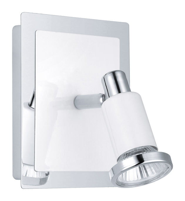 Eglo USA - 200096A - One Light Wall Sconce - Eridan - Chrome/Shiny White