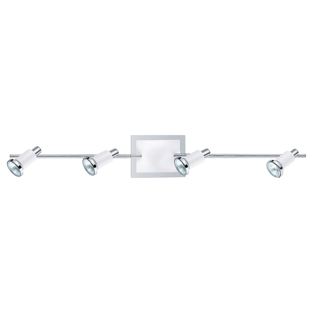 Eglo USA - 200099A - Four Light Track Light - Eridan - Chrome/Shiny White