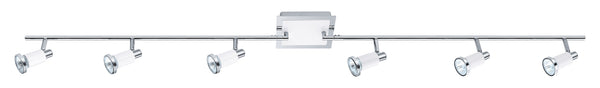 Eglo USA - 200121A - Six Light Track Light - Eridan - Chrome/Shiny White