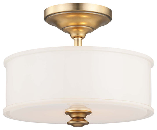 Minka-Lavery - 4172-249 - Two Light Semi Flush Mount - Harbour Point - Liberty Gold