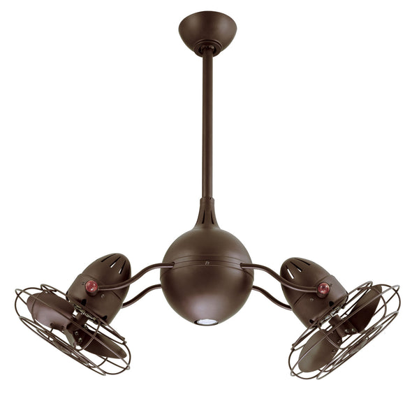 Matthews Fan Company - AQ-TB-MTL - 38"Ceiling Fan - Acqua - Textured Bronze