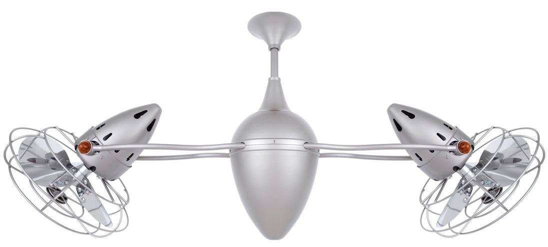 Matthews Fan Company - AR-BN-MTL-DAMP - 48"Ceiling Fan - Ar Ruthiane - Brushed Nickel