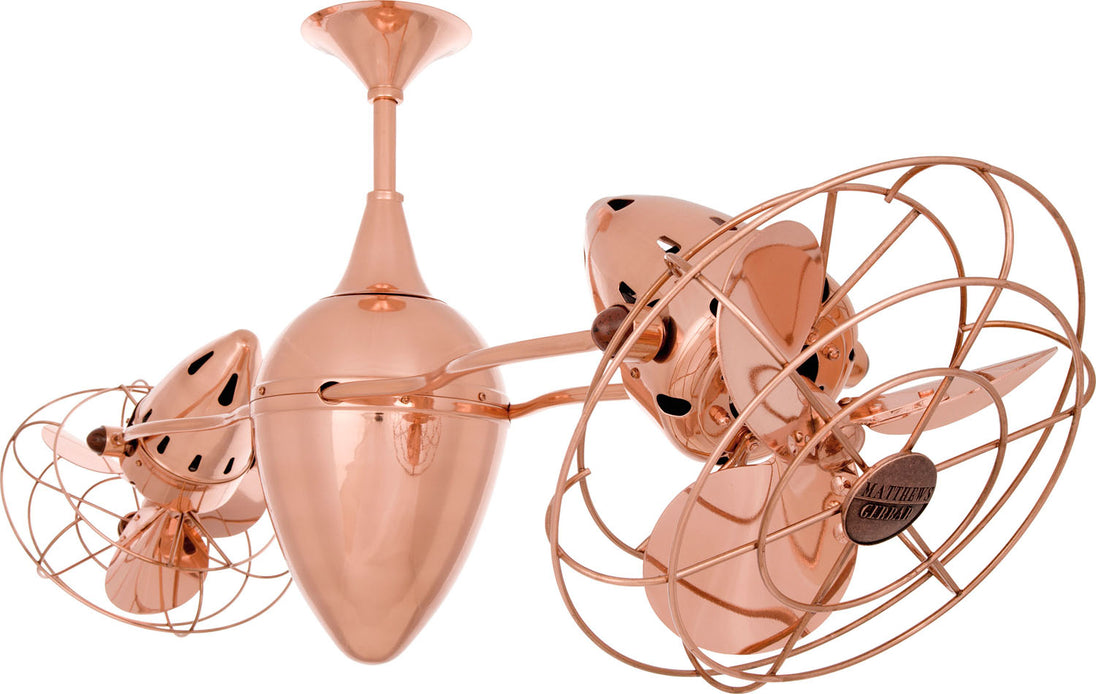 Matthews Fan Company - AR-CP-MTL - 48"Ceiling Fan - Ar Ruthiane - Polished Copper