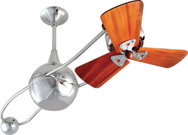 Matthews Fan Company - B2K-CR-WD - 40"Ceiling Fan - Brisa 2000 - Polished Chrome