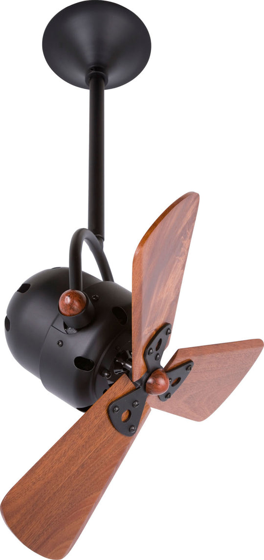 Matthews Fan Company - BD-BK-WD - 16"Ceiling Fan - Bianca Direcional - Matte Black