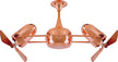 Matthews Fan Company - DD-CP-WD - 36"Ceiling Fan - Duplo-Dinamico - Polished Copper