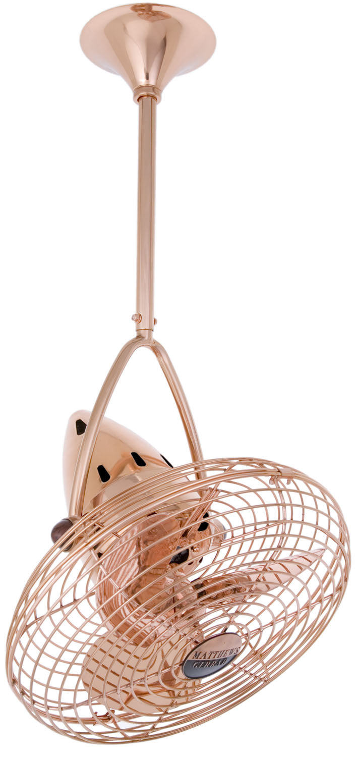 Matthews Fan Company - JD-CP-MTL - 16"Ceiling Fan - Jarold Direcional - Polished Copper