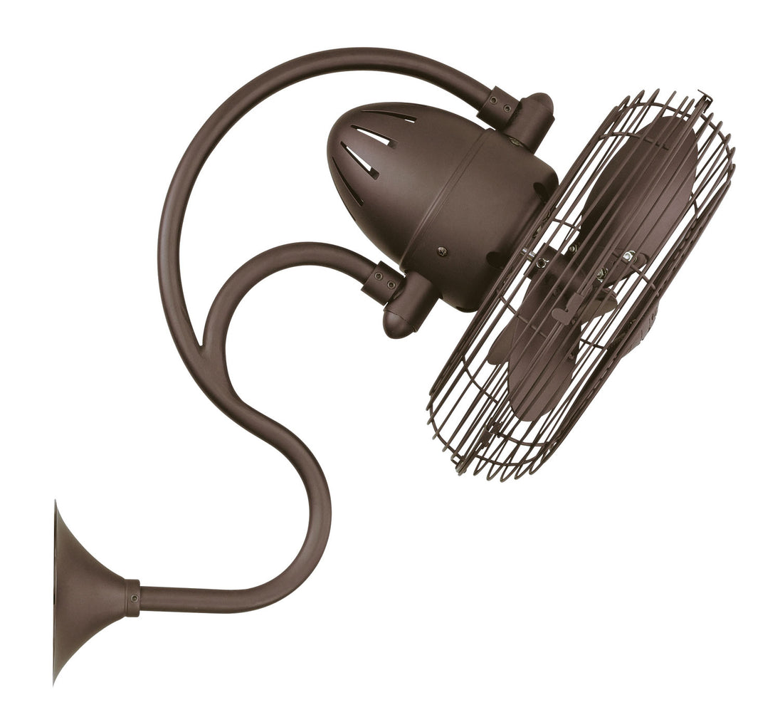 Matthews Fan Company - ME-TB - 13"Wall Fan - Melody - Textured Bronze