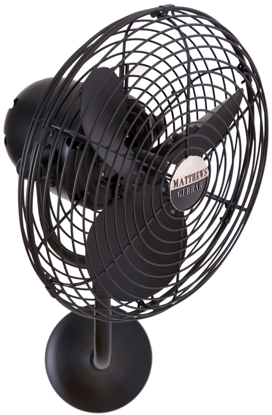 Matthews Fan Company - MP-BK-MTL - 19"Wall Fan - Michelle Parede - Matte Black