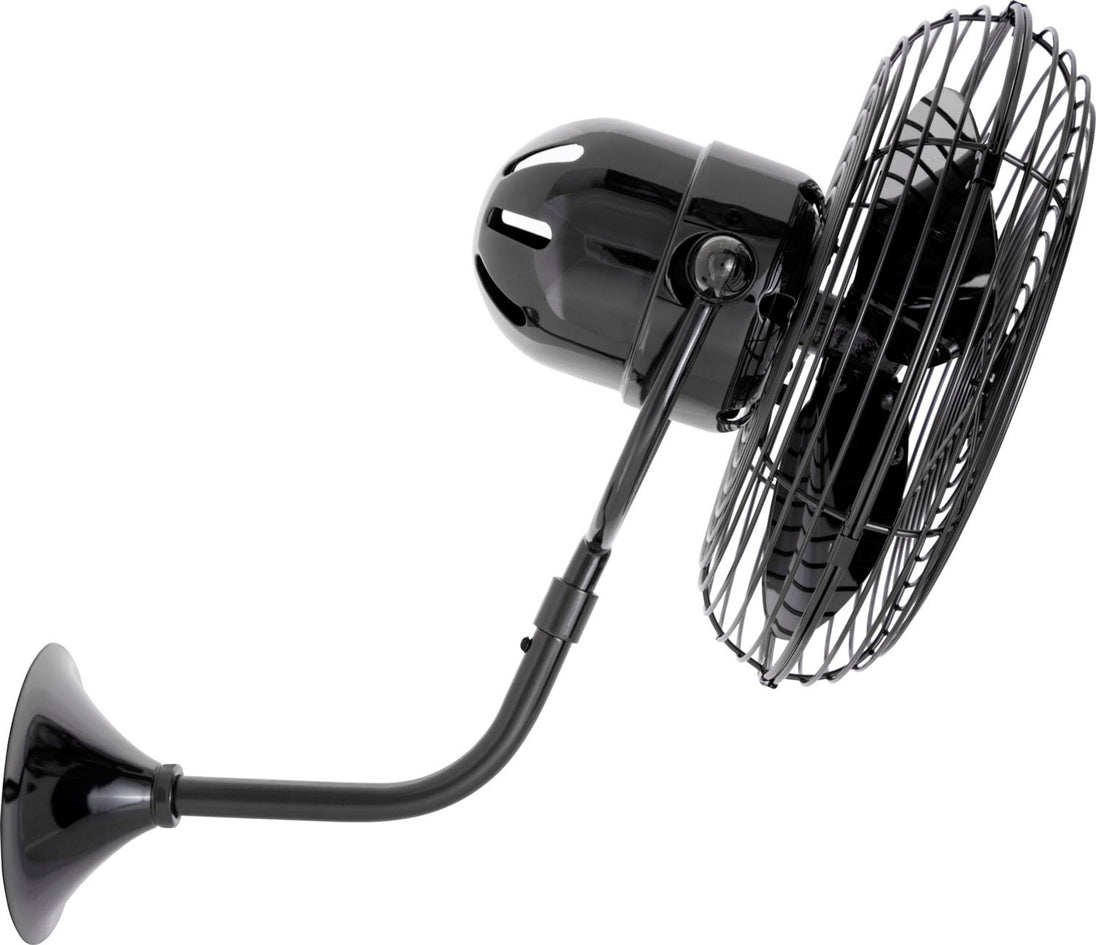 Matthews Fan Company - MP-BKN-MTL - 19"Wall Fan - Michelle Parede - Black Nickel