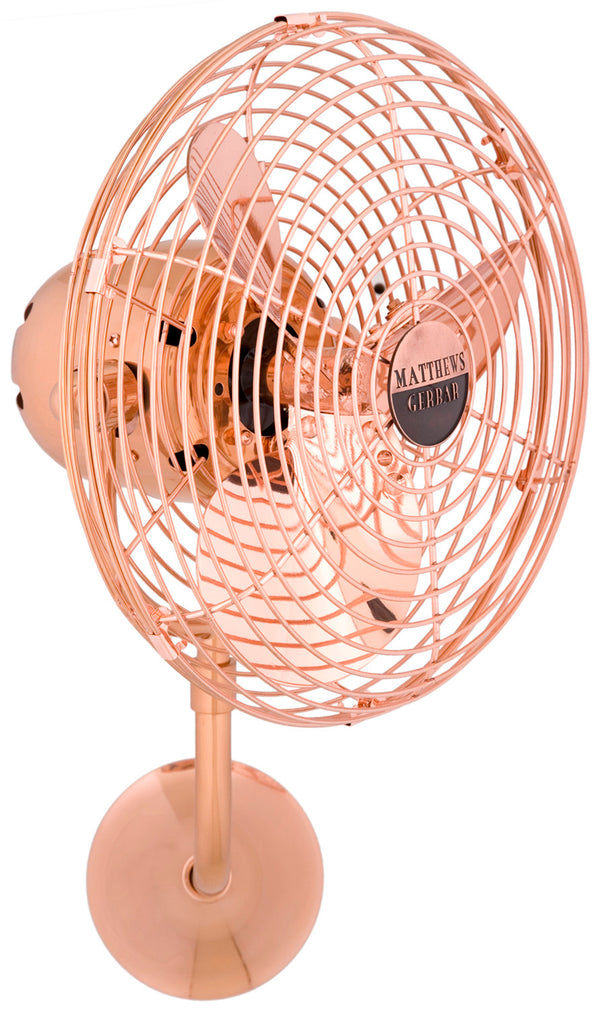 Matthews Fan Company - MP-CP-MTL - 19"Wall Fan - Michelle Parede - Polished Copper