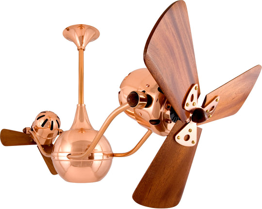 Matthews Fan Company - VB-CP-WD - 42"Ceiling Fan - Vent-Bettina - Polished Copper