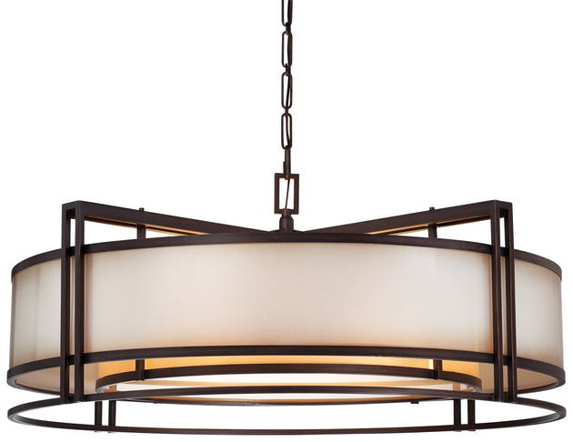 Metropolitan - N6967-1-267B - Five Light Pendant - Underscore - Cimmaron Bronze