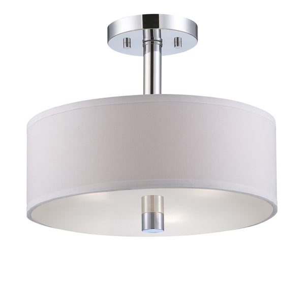 Designers Fountain - 84511-CH - Three Light Semi-Flush Mount - Cordova - Chrome