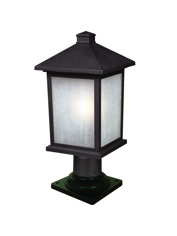 Z-Lite - 507PHM-533PM-BK - One Light Outdoor Pier Mount - Holbrook - Black