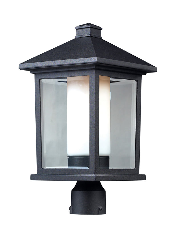 Z-Lite - 523PHB - One Light Outdoor Post Mount - Mesa - Black