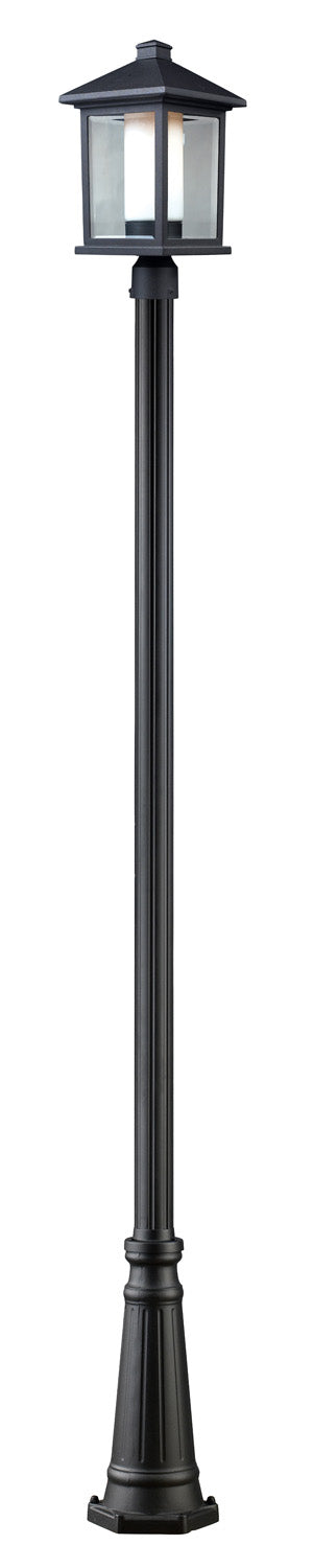 Z-Lite - 523PHB-519P-BK - One Light Outdoor Post Mount - Mesa - Black