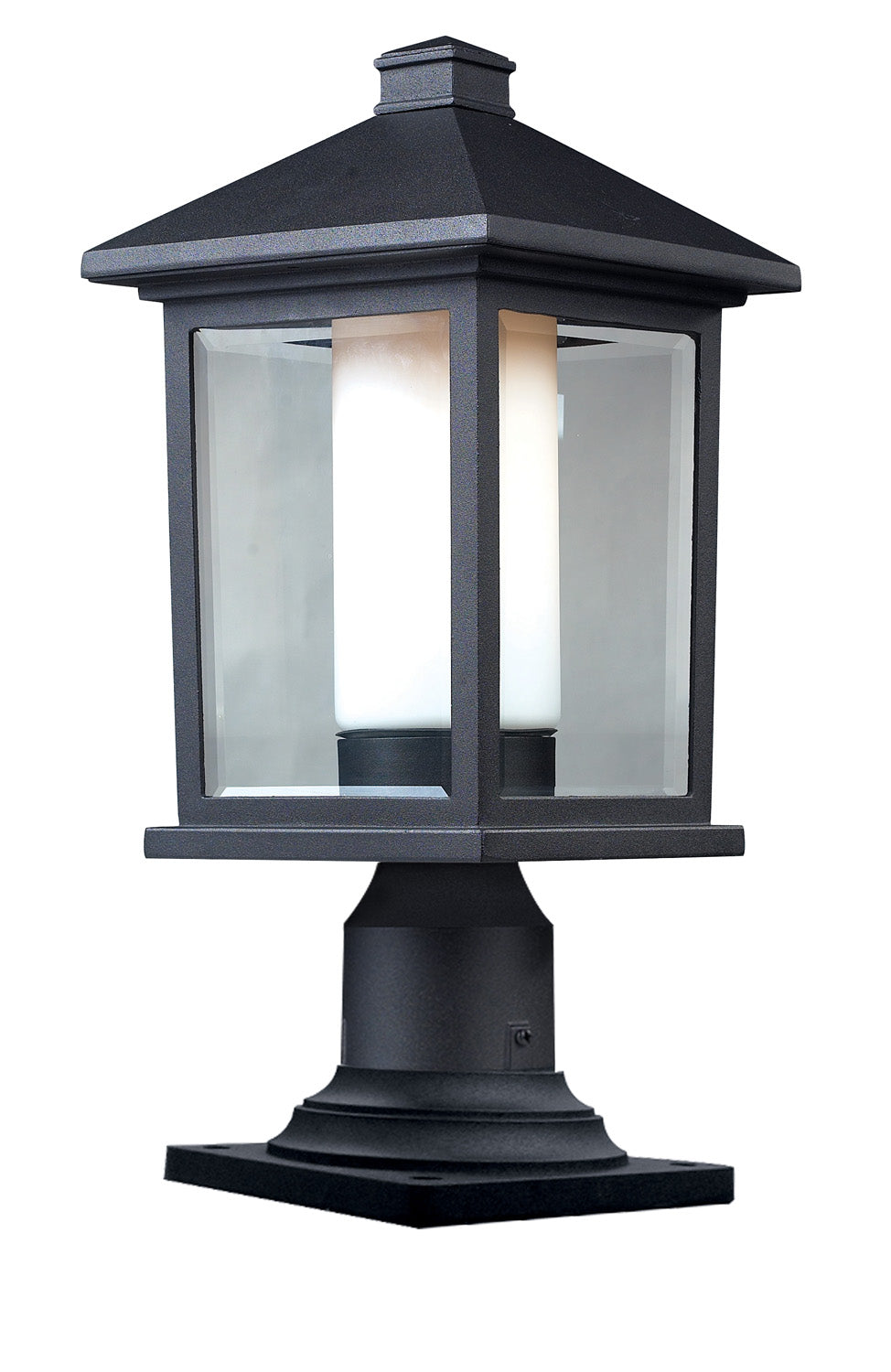 Z-Lite - 523PHM-533PM-BK - One Light Outdoor Pier Mount - Mesa - Black