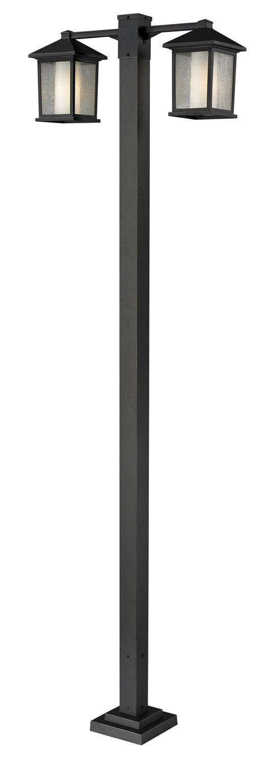 Z-Lite - 524-2-536P-ORB - Two Light Outdoor Post Mount - Mesa - Oil Rubbed Bronze