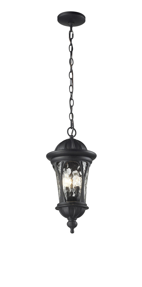 Z-Lite - 543CHM-BK - Three Light Outdoor Chain Mount - Doma - Black