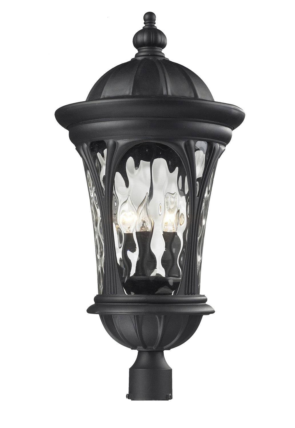 Z-Lite - 543PHB-BK - Five Light Outdoor Post Mount - Doma - Black