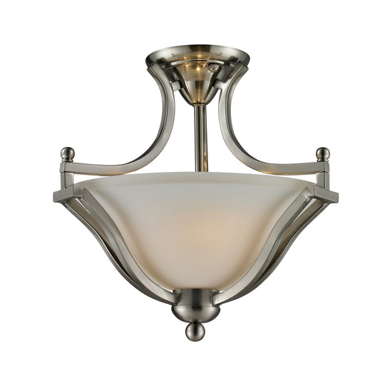 Z-Lite - 704SF-BN - Two Light Semi Flush Mount - Lagoon - Brushed Nickel