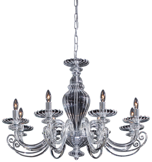 Metropolitan - N9168 - Eight Light Chandelier - Metropolitan - Chrome