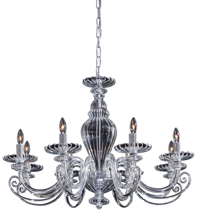 Metropolitan - N9168 - Eight Light Chandelier - Metropolitan - Chrome
