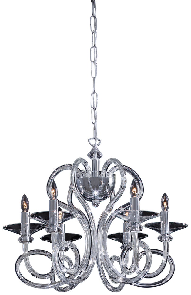 Metropolitan - N9176 - Six Light Chandelier - Metropolitan - Chrome