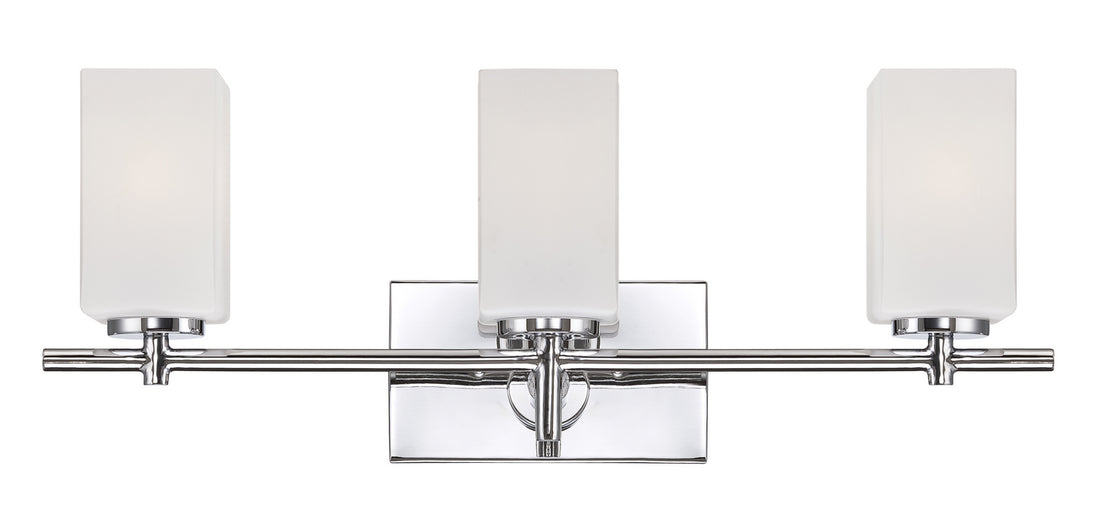 Designers Fountain - 6733-CH - Three Light Bath Bar - Dakota - Chrome