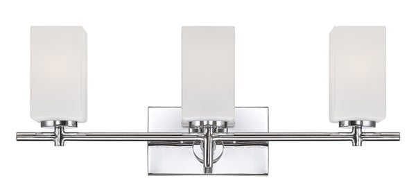 Designers Fountain - 6733-CH - Three Light Bath Bar - Dakota - Chrome