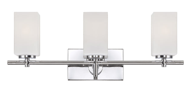 Designers Fountain - 6733-CH - Three Light Bath Bar - Dakota - Chrome