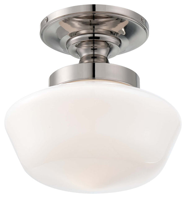 Minka-Lavery - 2255-613 - One Light Semi Flush Mount - Polished Nickel