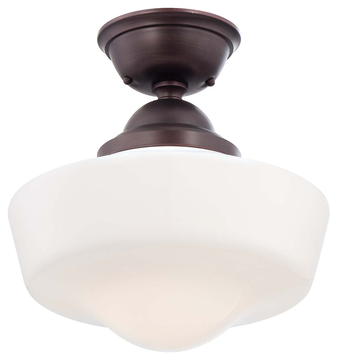 Minka-Lavery - 2257-576 - One Light Semi Flush Mount - Brushed Bronze