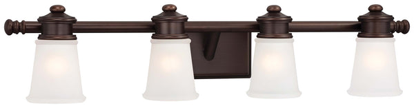 Minka-Lavery - 4534-267B - Four Light Bath - Dark Brushed Bronze (Painted)