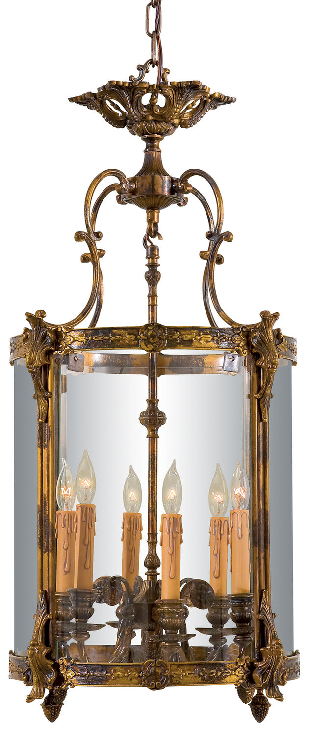 Metropolitan - N2338-OXB - Six Light Pendant - Metropolitan - Oxide Brass