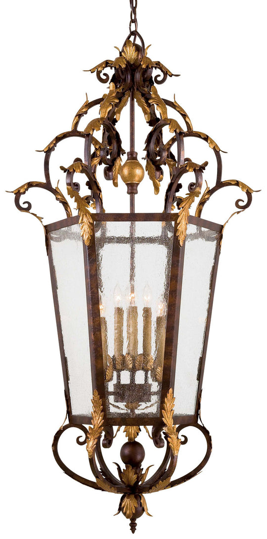 Metropolitan - N3639-355 - Eight Light Foyer Pendant - Zaragoza - Golden Bronze