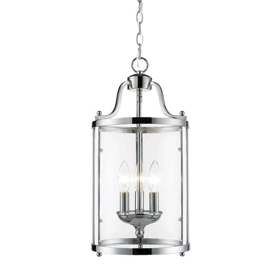 Golden - 1157-3P CH - Three Light Pendant - Payton CH - Chrome