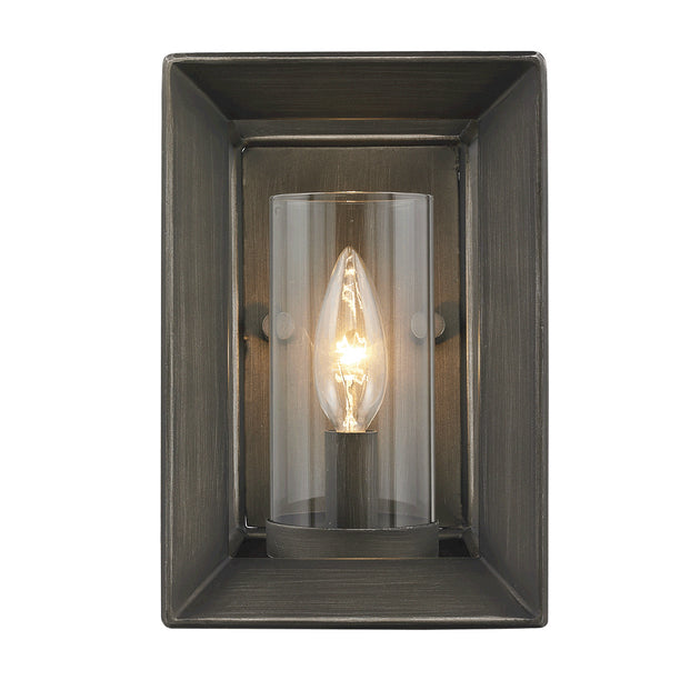 Golden - 2073-1W GMT - One Light Wall Sconce - Smyth - Gunmetal Bronze