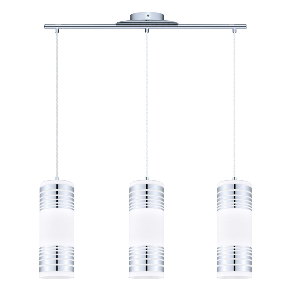 Eglo USA - 200228A - Three Light Pendant - Bayman - Chrome