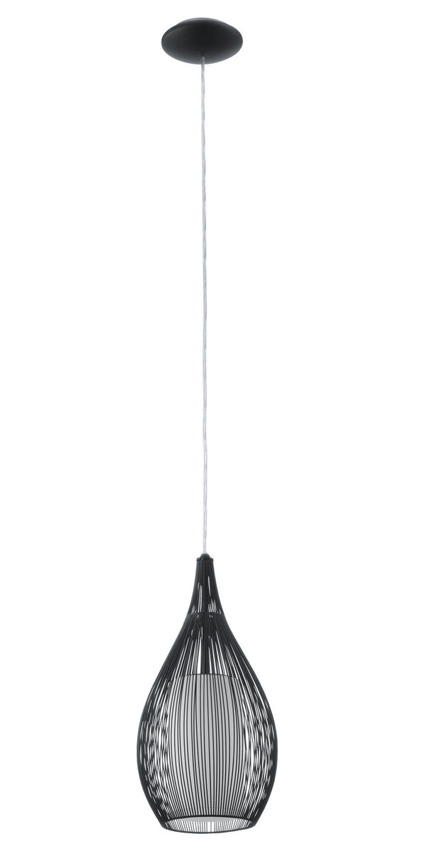 Eglo USA - 92252A - One Light Pendant - Razoni - Black