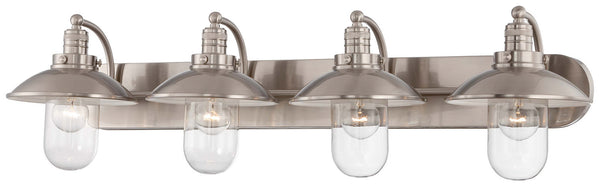 Minka-Lavery - 5134-84 - Four Light Bath - Downtown Edison - Brushed Nickel