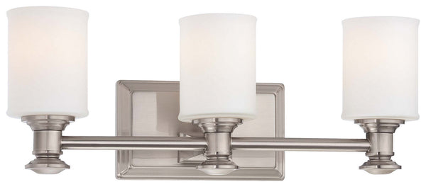 Minka-Lavery - 5173-84 - Three Light Bath - Harbour Point - Brushed Nickel