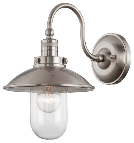 Minka-Lavery - 71162-84 - One Light Wall Mount - Downtown Edison - Brushed Nickel